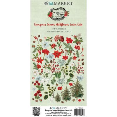 49 And Market Evergreen Season - Wilderflower Laser Cuts